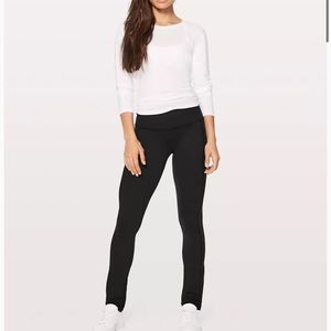 Lululemon Skinny Groove Pant Black Sz 6